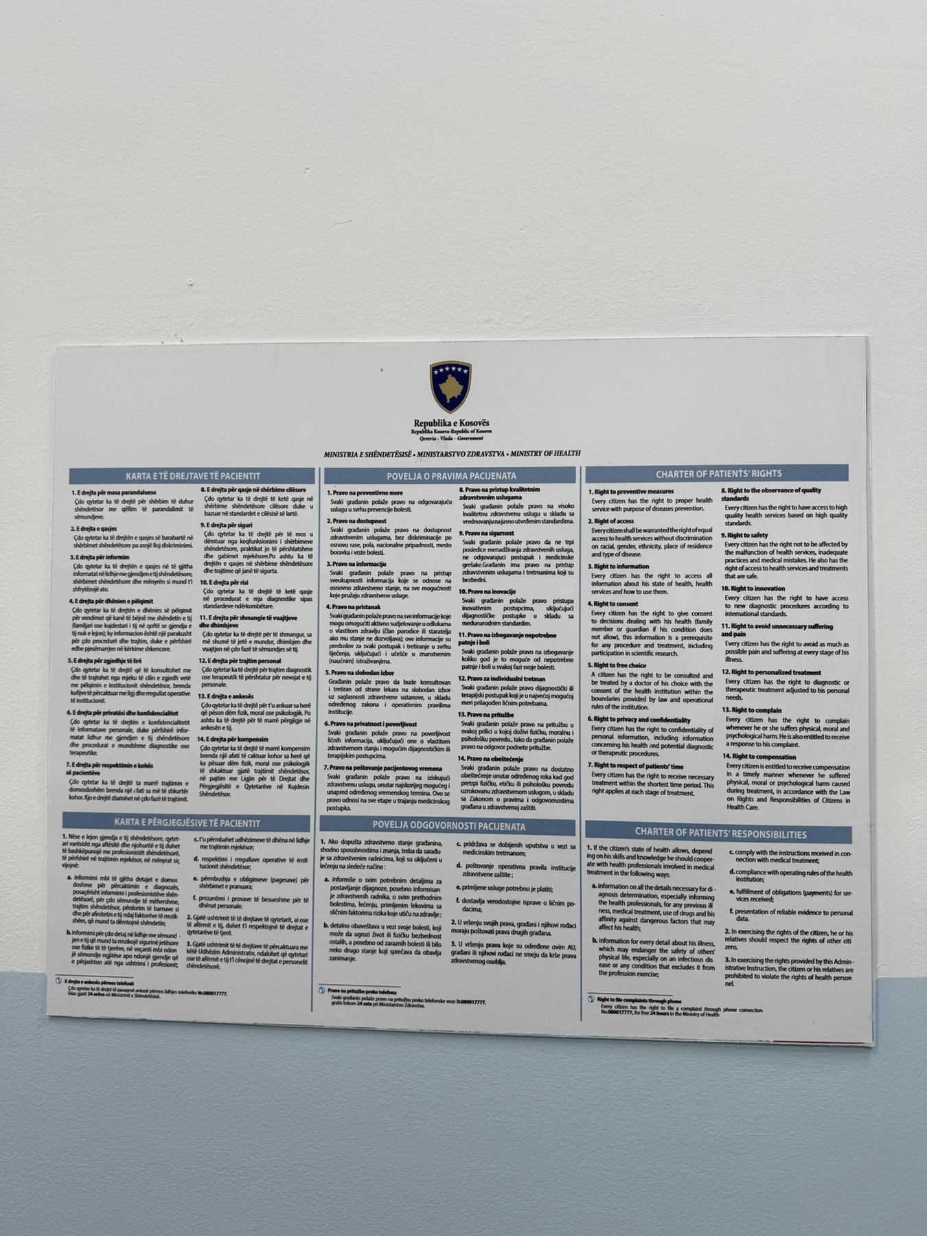 Patient Rights Charter